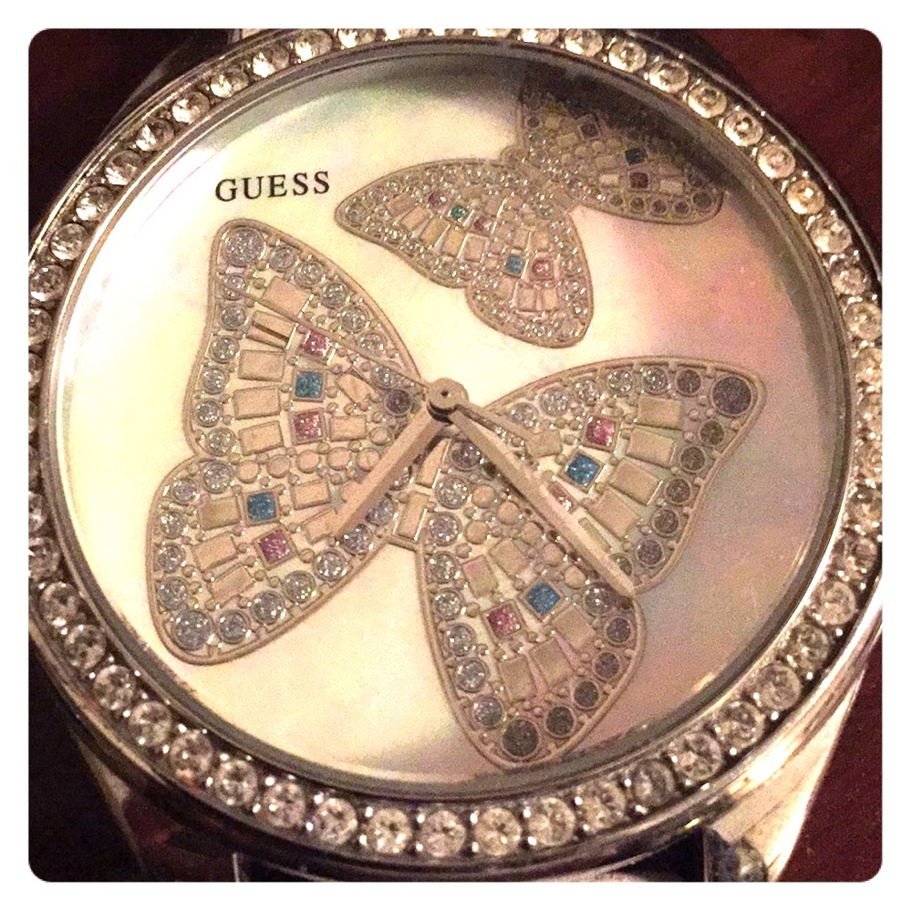 Guess Butterfly Fashion Watch